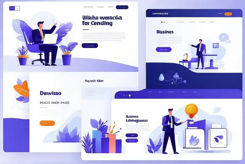 Diseño moderno y funcional de una landing page