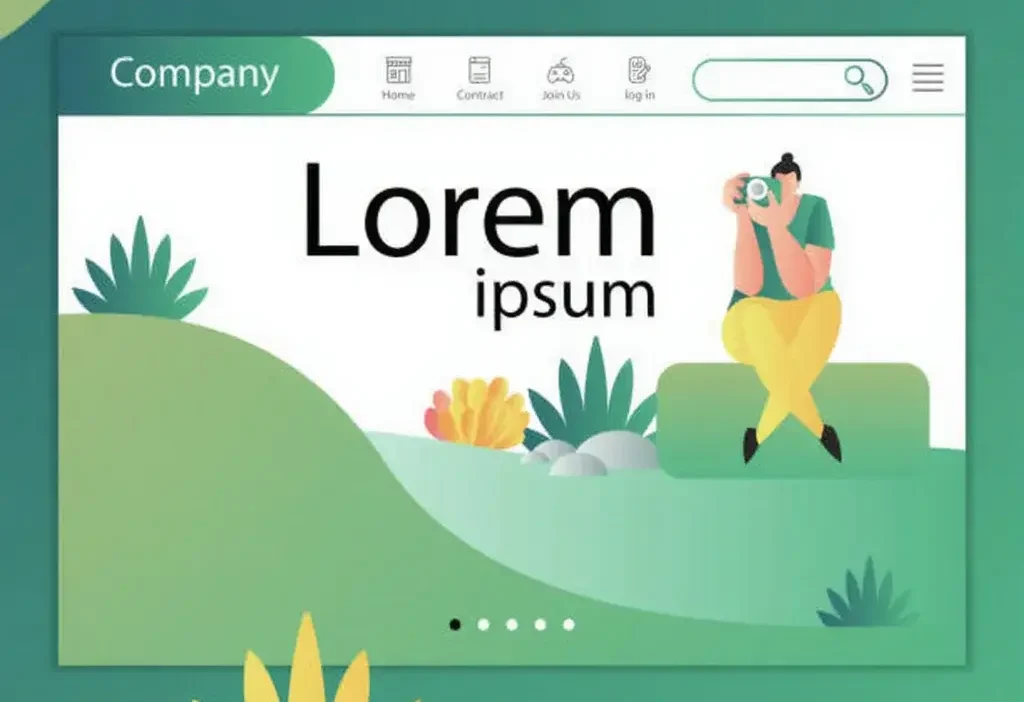 Diseño moderno y funcional de una landing page