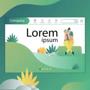 Diseño moderno y funcional de una landing page