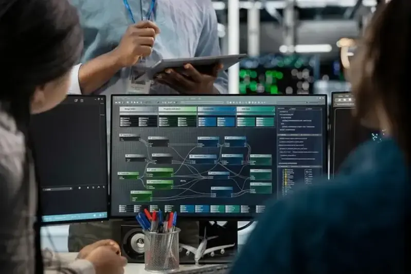 Automatización de procesos de CRM en una oficina moderna