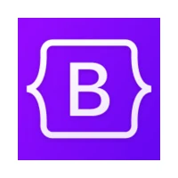 Logo de Bootstrap, framework CSS para diseño responsivo