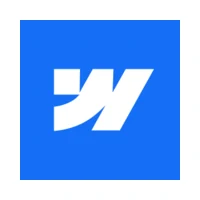 Logo de Webflow, plataforma de diseño web sin código